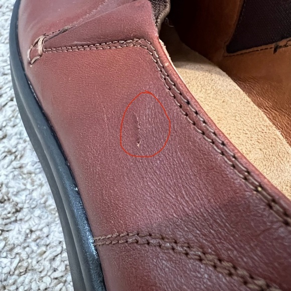 Footprints by Birkenstock Brown Leather Slip On Shoe Size 41 (US 10-10.5) - Picture 11 of 11